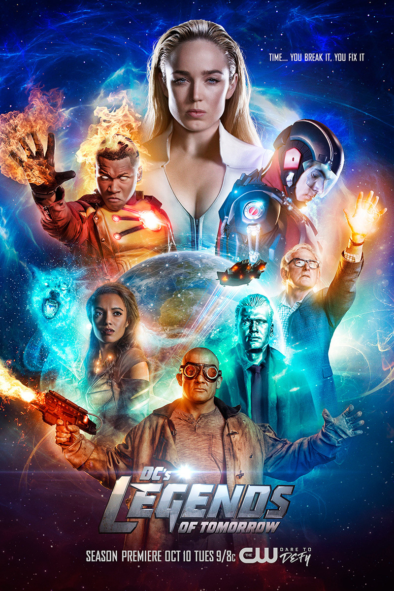 Legends of Tomorrow Season 3 Rewatch Poster Sized by xforce11 on