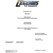 Legends of Tomorrow Episode 10 Title & Credits: “Progeny”